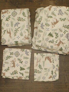 True North by Sleep Philosophy Cozy Flannel Cotton Sheet Set Tan Brown Queen